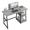 Computer Desk Writing Study Gaming Table w/ Bookshelves Workstation Home Office