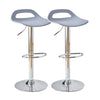 Set of 2/4/6 Plastic Bar Stools for Breakfast Kitchen Barstool Chair