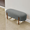 Sherpa End Of Bed Bench Stool Chair Modern Boucle Upholstered Bedroom Footstool