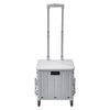 Shopping Trolley Cart Collapsible W/ Stair Climber Wheels Lid Car Boot Storage
