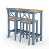3 Pieces Dining Table & Chair Set Bar Kitchen Breakfast Furniture Home Bistro