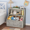 Kids Storage Bookshelf Wooden Unit Children's Toy Shelves Organiser