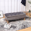 Buttoned Velvet Ottoman Storage Box Chest Bench Seat Toy Bedding Trunk Cabinet