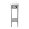 Wooden Tall Side Table Slim Narrow Night Stand Bedside Drawer Storage Cabinet