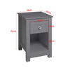 Wooden Small Side Table Slim Narrow Night Stand Bedside Drawer Storage Cabinet