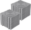 50 Pack 12"x12" Interlocking Drainage Floor Mats Tiles DIY Non-Slip Multi-Use
