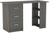 Computer Desk with Drawers Shelves Storage Modern Home Office Work Table