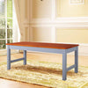 Solid Pine 2 / 3 Seater Bench Seat Shabby Chic Wooden Kitchen Garden Dining Room