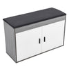 Hallway Shoe Cabinet Bench Storage Shoe Rack Unit Cupboard Cushion Padded Seat