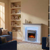 Freestanding Electric Fireplace Suite - Bempton Suite