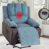 Electric Powered Lift Recliner Sofa Chair Massage Heated Armchairs for Elderly