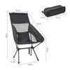 UK Foldable Outdoor Beach Camping Chair Ultralight Portable Mountaineering Chair