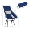 UK Foldable Outdoor Beach Camping Chair Ultralight Portable Mountaineering Chair