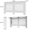 XL 92cm/100cm Tall Radiator Cover Cabinet MDF Wood Grill Shelf Wall Fence Guard