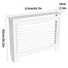 XL 92cm/100cm Tall Radiator Cover Cabinet MDF Wood Grill Shelf Wall Fence Guard