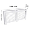 XL 92cm/100cm Tall Radiator Cover Cabinet MDF Wood Grill Shelf Wall Fence Guard