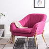 Soft Fabric Tub Chair Armchair Cushioned Seat Dining Room Modern Office Dwelling