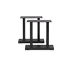 Set of 2 Industrial Table Parts Black Metal Table Legs Office Bench Worktop Desk