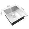 Single/Double Bowl Kitchen Sink Stainless Steel Undermount Drainer Waste Kit NEW