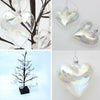 5-50x Iridescent Glass Wedding Baubles Balls Fillable Tree Ornaments