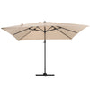 3*3m Large Roma Parasol Banana Cantilever Hanging Umbrella Outdoor Garden Patio