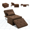 FLEXISPOT Folding Sofa Bed 4-in-1 Convertible Sleeper Sofa Chair for Living Room