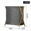 S/M/L Collapsible Fabric Laundry Hamper Foldable Clothes Bag Washing Bin Baskets
