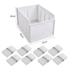 Stackable Folding Wardrobe Organiser Shelf Rack Pantry Closet Storage Box Drawer