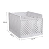 Stackable Folding Wardrobe Organiser Shelf Rack Pantry Closet Storage Box Drawer