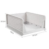 Stackable Folding Wardrobe Organiser Shelf Rack Pantry Closet Storage Box Drawer