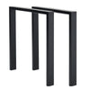 Pair of Furniture Legs Table Chair Bench Stand Feet Industrial Metal Base Frame