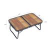 Vintage Wooden Camping Folding Table Portable Foldable Compact Unit Picnic BBQ
