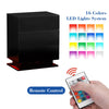 Multi-type Modern High Gloss Bedside Table Storage Drawer Nightstand Cabinet LED