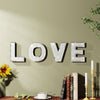 4Pcs Independent Letters Home Love Glam Crystal Diamond Letters Sign Wall Deco