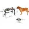 Raised Dog Bowls Pet Feeder Raised Elevated Stainless Steel Food Water Bowls
