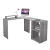 Computer Desk PC Table L-shaped Corner w/Shelves/Drawers Workstation Home Office