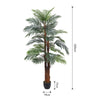 Large Artificial Palm Tree in Pot Fake Plant Outdoor Garden Home Office Decor