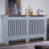 Modern Radiator Cover Small Large Wall Cabinet MDF Slats Wood Grill Furniture