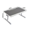 Foldable Lap Desk Over Bed Computer Writing Table Kids Child Table Angle Adjust