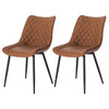 2/4/6x Dining Chairs Linen Padded Living Room Chairs with Backrest Kitchen Cafe
