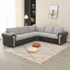 Luxury 2, 3 Seater Linen Fabric Couch Sofa Corner Chaise Living Room Furniture