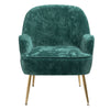 Velvet Scallop Shell Back Tub Chair Armchair Dressing Sofa Stool Bedroom Lounge