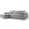 Easy Clean Corner Sofa Bed Velour with Storage Sleep Function New MADRYT MINI