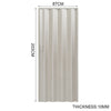 2M Folding Door Single Panel PVC Plastic Sliding Door Indoor Closet Room Divider