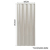 2M Folding Door Single Panel PVC Plastic Sliding Door Indoor Closet Room Divider