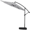 3M Garden Banana Parasol Sun Shade Patio Hanging Umbrella Cantilever Outdoor