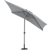 Rectangle Banana Garden Parasol 2x3M Umbrella Sun Shade Outdoor Patio Crank Tilt