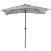 2x3M Outdoor Garden Banana Parasol Sun Shade Patio Hanging Umbrella Cantilever