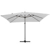 XL 3x3m Square Banana Parasol Outdoor Garden Patio Cantilever Hanging Umbrella