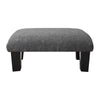 Upholstered Ottoman Fabric Stool Linen Footstool Foot Rest Chair Bench Pouffe